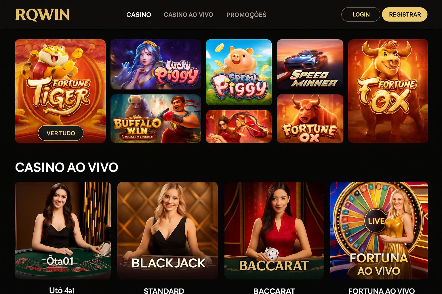 O RQWIN Live Casino lança promoções regularmente